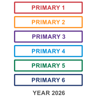Cantonment Primary Name Tag Year 2026