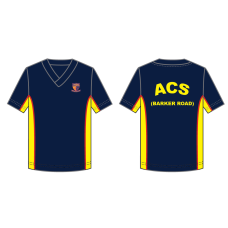 ACS (BR) Navy V Neck T Shirt