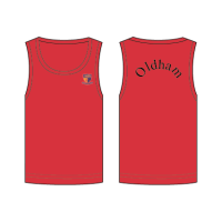 ACS Red Oldham House Singlet