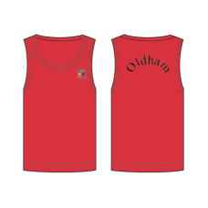 ACS Red Oldham House Singlet