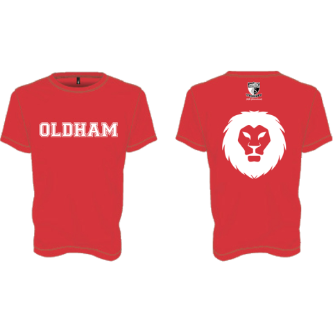 ACS (International) Red OLDHAM House Crew T-Shirt