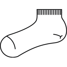 White Plain Ankle Socks