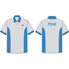 YIS Pine House Polo T-Shirt (Blue)