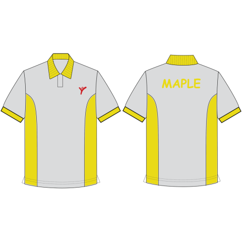 YIS Maple House Polo T-Shirt (Yellow)