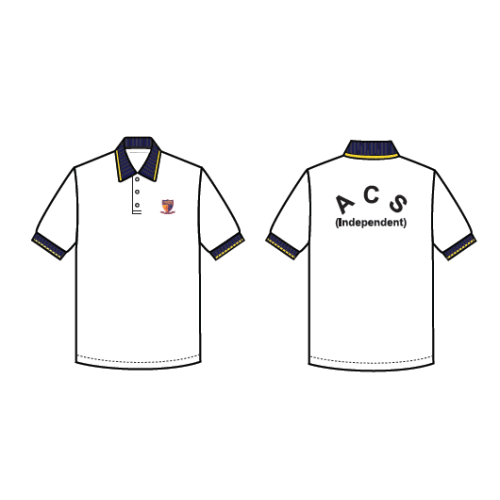 black and white polo